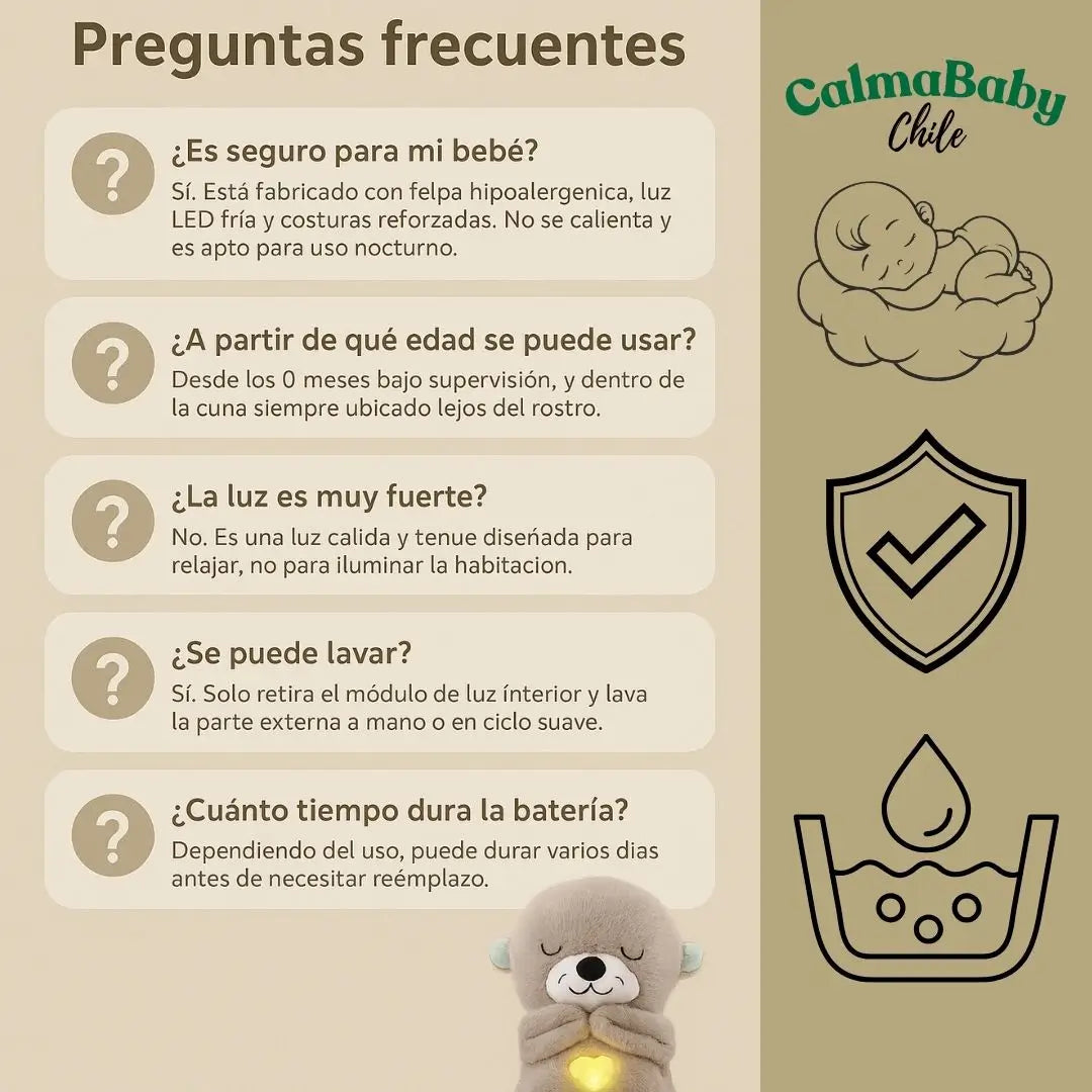 Peluche Sensorial Para Relajarse y Dormir