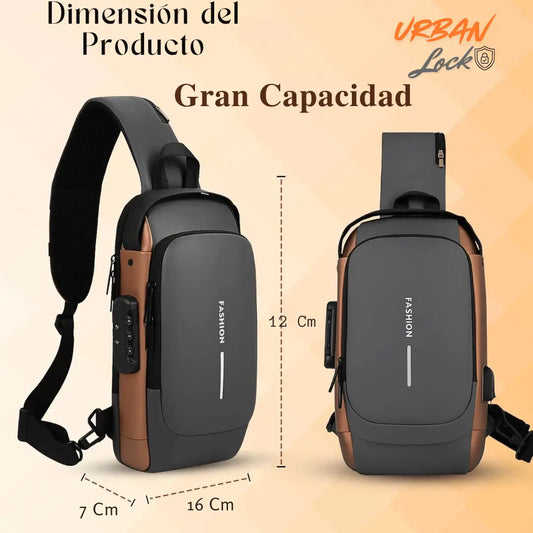 Pack Mochila Urban Lock + Smart Watch + Audífonos Bluetooth
