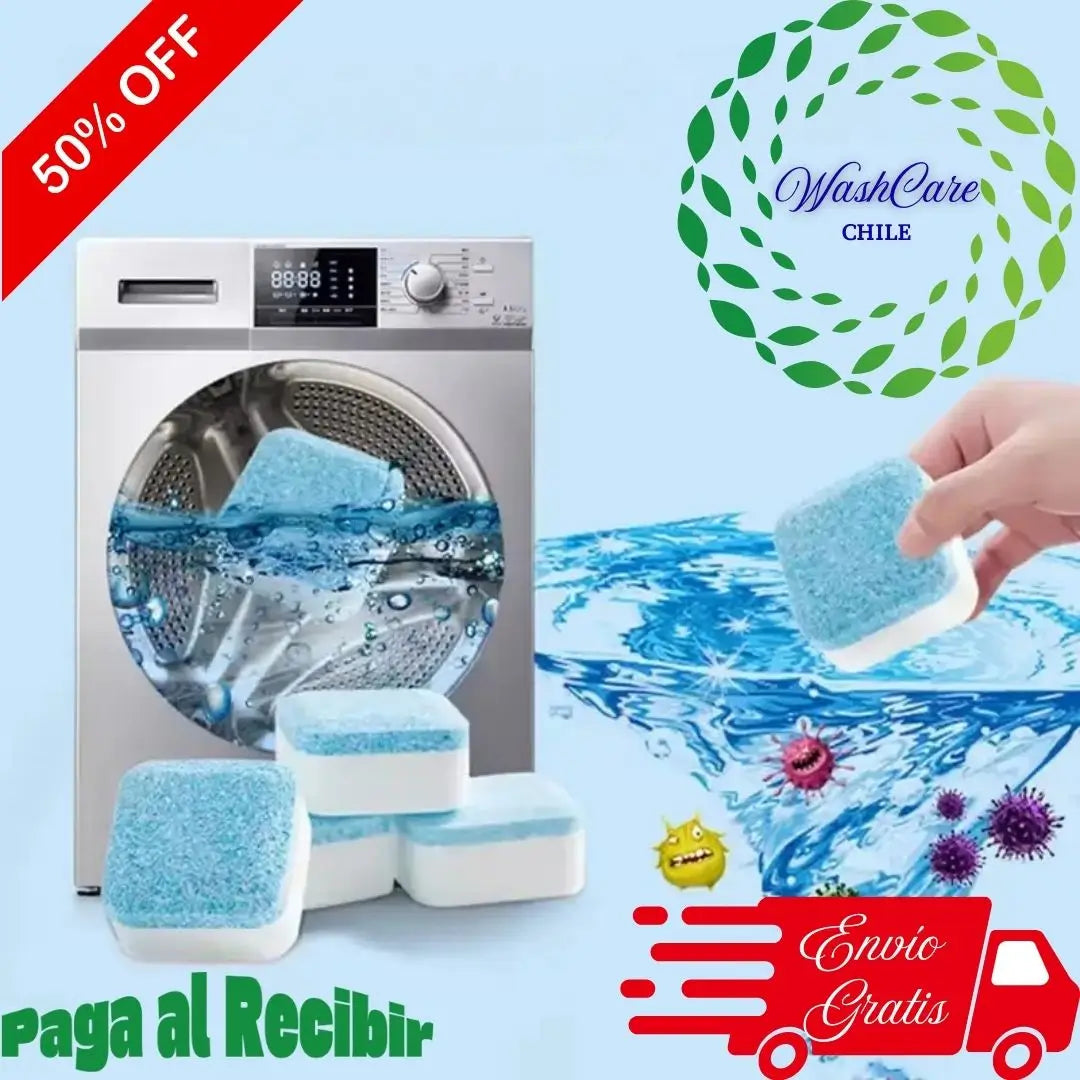 24 Pastillas WashCare, Limpieza Profunda y sin Esfuerzo todo el año 💧🧼