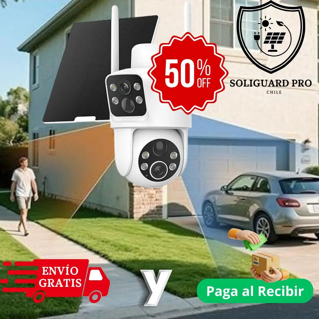 CAMARA DE SEGURIDAD SOLAR 4G CON CHIP