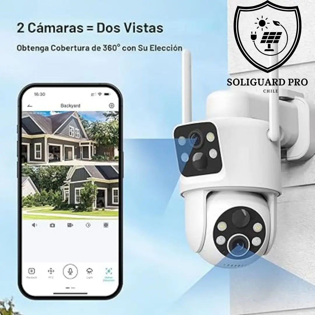 CAMARA DE SEGURIDAD SOLAR 4G CON CHIP