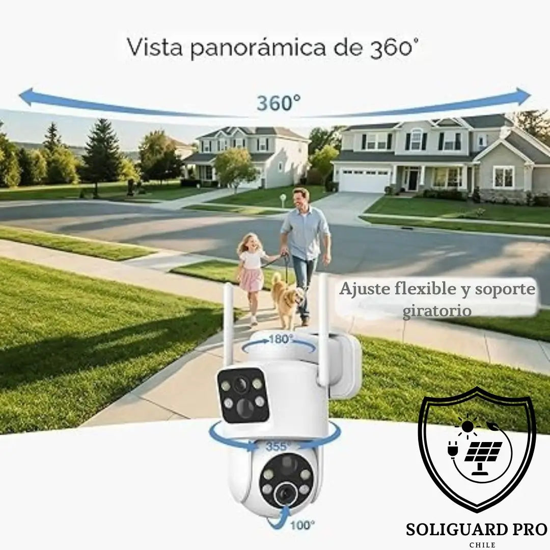 CAMARA DE SEGURIDAD SOLAR 4G CON CHIP