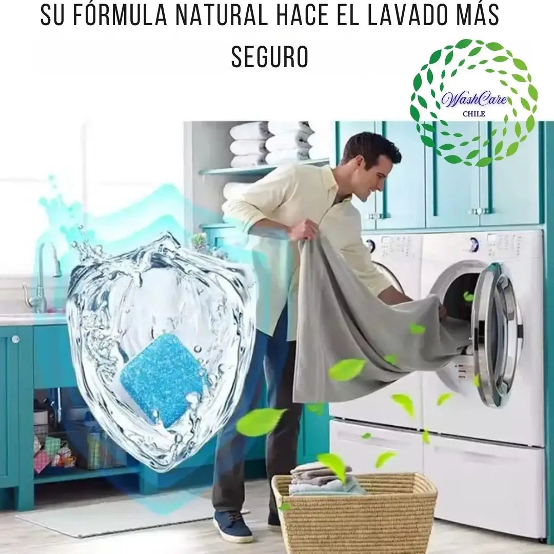 24 Pastillas WashCare, Limpieza Profunda y sin Esfuerzo todo el año 💧🧼