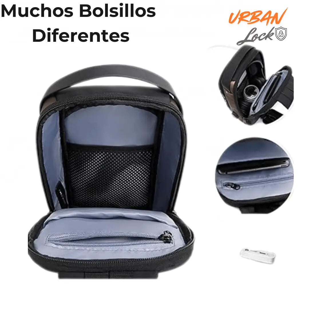 Pack Mochila Urban Lock + Smart Watch + Audífonos Bluetooth