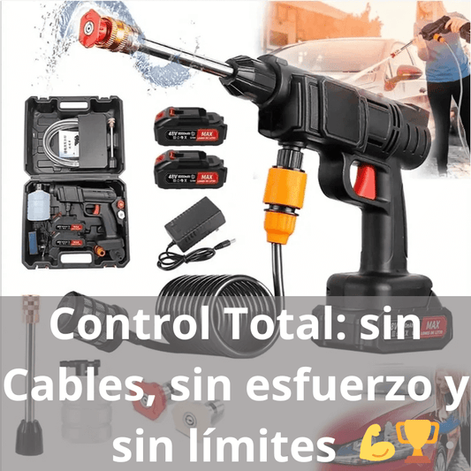 Hidrolavadora Portátil con Dos Baterías