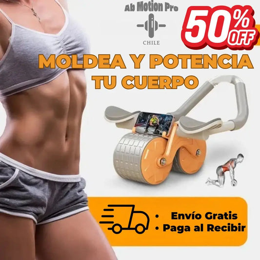 Ab Motion Pro - Rueda para fortalecer tu abdomen y esculpir tu cintura sin ir al gimnasio